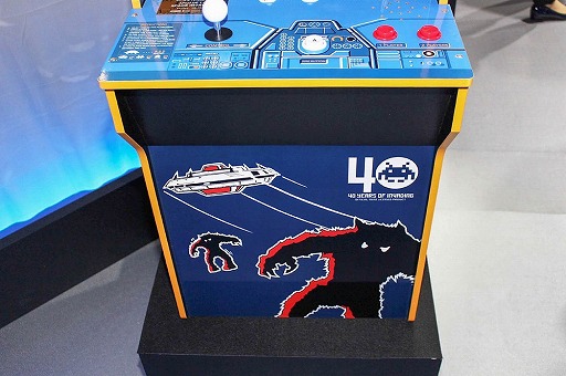 画像ギャラリー No.007のサムネイル画像 / ［TGS 2018］12月発売予定の筐体型ゲーム機「ARCADE1UP」がタイトーブースに出展中。3/4サイズのミニ筐体の感触をチェックしてきた