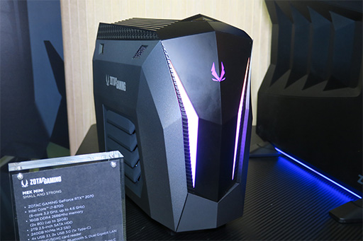 画像ギャラリー No.002のサムネイル画像 / ZOTAC,RTX 2070搭載のゲーマー向け小型デスクトップPC「MEK Mini」をCES 2019で披露
