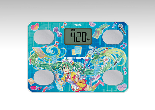 画像ギャラリー No.003のサムネイル画像 / タニタ,「初音ミク」とコラボした体組成計2種類と歩数計を発表。いずれも予約受付は本日スタート