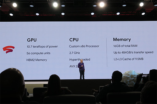 画像ギャラリー No.006のサムネイル画像 / ［GDC 2019］Google，ゲームストリーミングプラットフォーム「Stadia」を発表