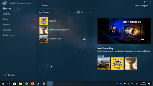 画像ギャラリー No.007のサムネイル画像 / ［GDC 2019］Intel，新世代グラフィックスコンパネ「Graphics Command Center」の提供を開始