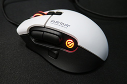 画像ギャラリー No.009のサムネイル画像 / ［TGS 2019］e-Sportsコーナーで，エレコムが発表前の薄型キーボード「TK-ARMA30」やサラウンド対応ヘッドセットを披露