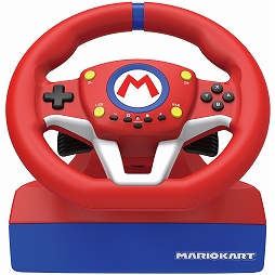 画像ギャラリー No.001のサムネイル画像 / HORI，マリオカート風デザインのPC＆Switch用ステアリングコントローラ2製品を発売