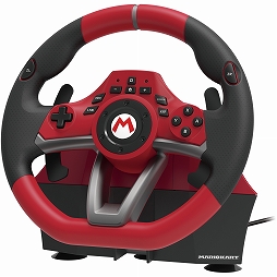 画像ギャラリー No.003のサムネイル画像 / HORI，マリオカート風デザインのPC＆Switch用ステアリングコントローラ2製品を発売