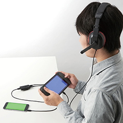 画像ギャラリー No.004のサムネイル画像 / スマホアプリで通話しながらゲームサウンドを聴けるミキサー付きヘッドセットがエレコムから
