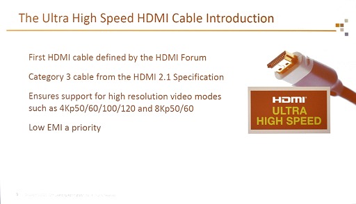 画像ギャラリー No.003のサムネイル画像 / HDMI Forum，8K/60fps伝送用認証ケーブルの仕様策定。「Ultra High Speed HDMIケーブル認証プログラム」とは？