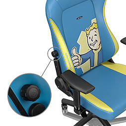 画像ギャラリー No.007のサムネイル画像 / 「Fallout」×noblechairsコラボのゲーマー向けチェアが本日発売。Vault Boyがニッコリほほえむ“Vault-Tec Edition”