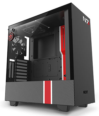 画像ギャラリー No.001のサムネイル画像 / NZXT,「Mass Effect」コラボのミドルタワーPCケースを発表