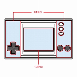 画像ギャラリー No.002のサムネイル画像 / 「ゲーム＆ウオッチ スーパーマリオ」前面を保護するフィルムが本体同時発売
