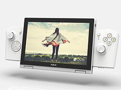 NECPC，Switch風に使える小型PC「LAVIE MINI」のコンセプトモデルを公開。本体に装着可能なゲームパッドや専用ドックを用意