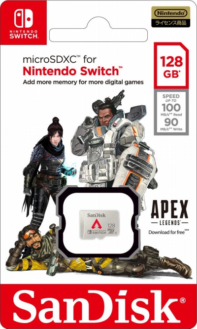 画像ギャラリー No.003のサムネイル画像 / 「Apex Legends」デザインのSwitch用micro SDXCカードが登場