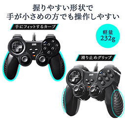 画像ギャラリー No.002のサムネイル画像 / サンワサプライ，税込約3600円のPC用12ボタンゲームパッドを発売