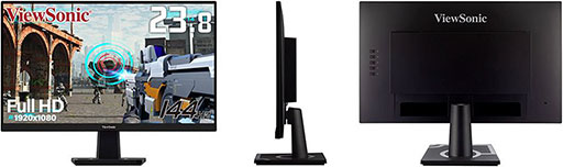 画像ギャラリー No.001のサムネイル画像 / ViewSonic,144Hz&FreeSync対応で税込約2万4000円の23.8型フルHD液晶ディスプレイをドスパラで発売