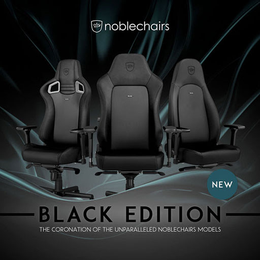 画像ギャラリー No.001のサムネイル画像 / 通気性が高い合成皮革採用のnoblechairs製ゲーマー向けチェアが発売