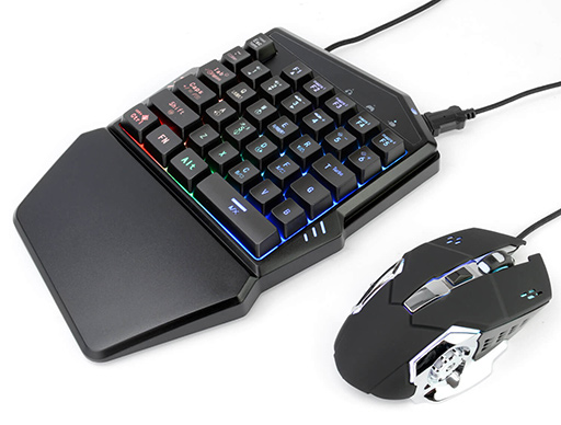 画像ギャラリー No.002のサムネイル画像 / PCやPS4,Switchで使える片手用キーパッド&マウス「ツナイデントCombo」がゲームテックから発売に