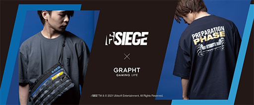画像ギャラリー No.006のサムネイル画像 / 「ストリートファイター」コラボのキャップと「R6S」コラボのTシャツがGRAPHT GAMING LIFEから発売
