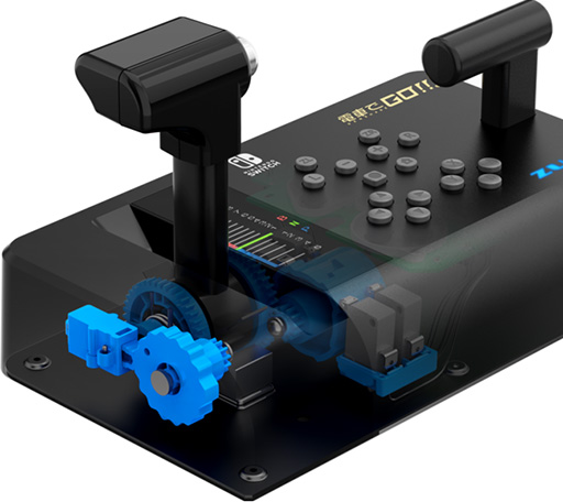 画像ギャラリー No.002のサムネイル画像 / Switch版「電車でGO！！」専用マスコンが発売。任天堂とタイトーの公式ライセンスを取得