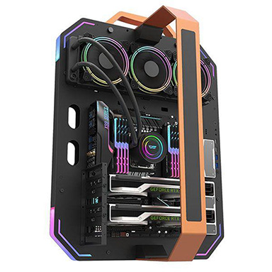 画像ギャラリー No.002のサムネイル画像 / 取っ手の付いたゲーマー向けオープンフレーム型PCケースが発売