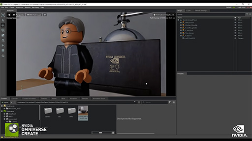 画像ギャラリー No.005のサムネイル画像 / 「GTC 2021」のキッチン基調講演は「Omniverse」で作ったCG映像だった。NVIDIAがその種明かしを公開
