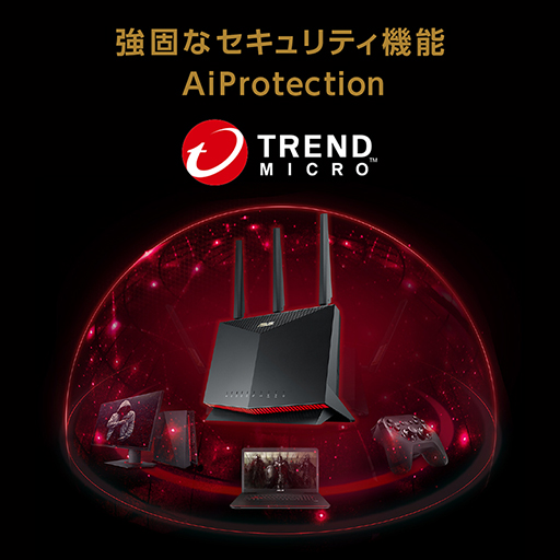 画像ギャラリー No.009のサムネイル画像 / ASUS，Wi-Fi 6対応ゲーマー向け無線LANルーター「RT-AX86S」を発売