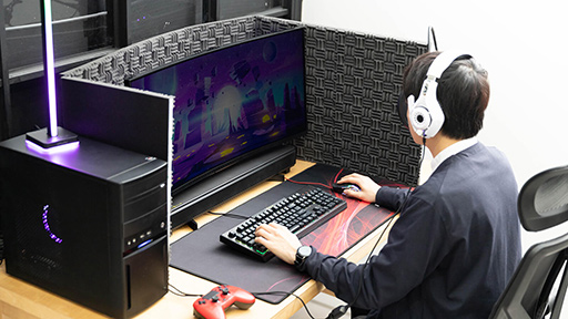 画像ギャラリー No.001のサムネイル画像 / 簡単に組み立てられてPCを囲めるゲーマー向け吸音ボードがアンサーから