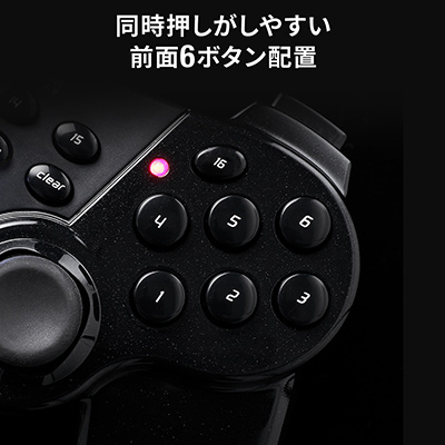 画像ギャラリー No.003のサムネイル画像 / 格闘ゲームに適した16ボタンUSBゲームパッドのリニューアル版が登場