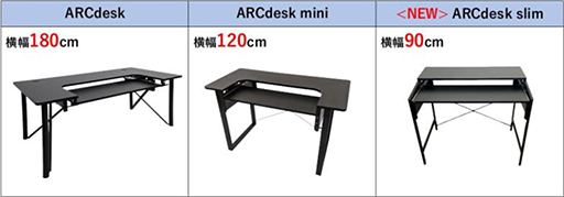 画像ギャラリー No.003のサムネイル画像 / ゲーマー向けデスク「ARCdesk」が10台限定で3割引となるキャンペーン