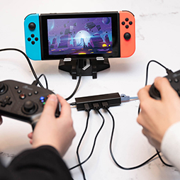 画像ギャラリー No.006のサムネイル画像 / USBハブ機能搭載のSwitch用USB有線LANアダプタがアンサーから登場