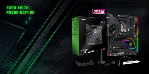 画像ギャラリー No.005のサムネイル画像 / ASRock,最上位マザー「Z690 Taichi」のRazer Editionを4月上旬発売