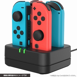 画像ギャラリー No.006のサムネイル画像 / Joy-Conを複数同時に充電できる充電スタンドがサイバーガジェットから
