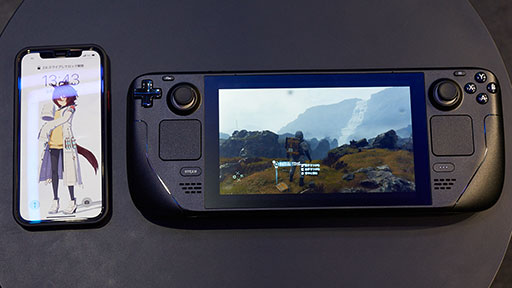 画像ギャラリー No.009のサムネイル画像 / ［TGS2022］ついに日本上陸した小型ゲーム機「Steam Deck」を先行体験。触ると欲しくなる立派なポータブルゲームマシンだ