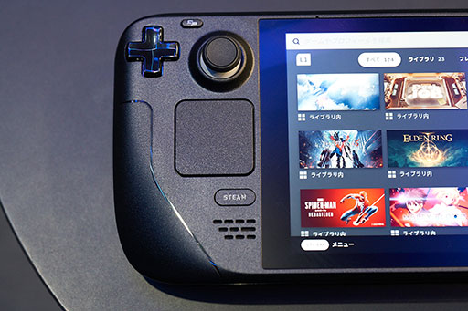 画像ギャラリー No.013のサムネイル画像 / ［TGS2022］ついに日本上陸した小型ゲーム機「Steam Deck」を先行体験。触ると欲しくなる立派なポータブルゲームマシンだ