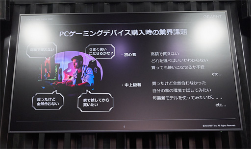 画像ギャラリー No.005のサムネイル画像 / ［TGS2022］MSYが理想のゲーム環境作りをサポート。ゲーマー向け周辺機器のレンタルサービスもスタート