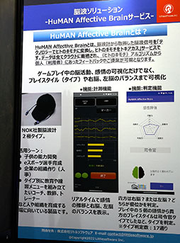 画像ギャラリー No.008のサムネイル画像 / ［TGS2022］脳波でプレイスタイルが分かる。劇的にコンパクトになったNOKの脳波計を体験してみた