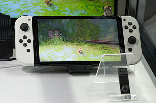 画像ギャラリー No.006のサムネイル画像 / ［TGS2022］SwitchでPCゲームができるWi-FiモジュールやVR向けガンコンなど，変わり種デバイスを達成電器で試す