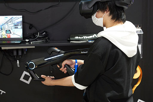 画像ギャラリー No.010のサムネイル画像 / ［TGS2022］SwitchでPCゲームができるWi-FiモジュールやVR向けガンコンなど，変わり種デバイスを達成電器で試す