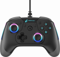 画像ギャラリー No.001のサムネイル画像 / 高耐久性スイッチ採用のSwitch用ゲームパッドに黒のカラバリを追加