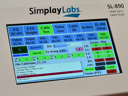 画像ギャラリー No.005のサムネイル画像 / 複雑怪奇なHDMI 2.1への対応状況を検査する業務用テスト機材の最新事情