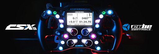 画像ギャラリー No.001のサムネイル画像 / 小型タッチパネル搭載のCube Controls製高級ステアリングホイールが発売