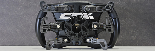 画像ギャラリー No.004のサムネイル画像 / 小型タッチパネル搭載のCube Controls製高級ステアリングホイールが発売