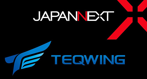 画像ギャラリー No.001のサムネイル画像 / JAPANNEXTがプロチーム「TEQWING」とスポンサー契約を締結