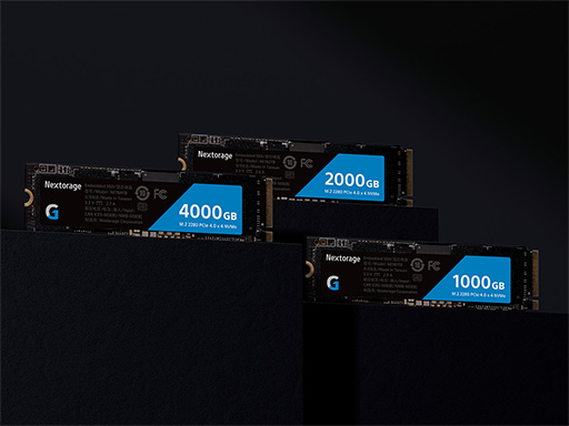 画像ギャラリー No.002のサムネイル画像 / リード最大7300MB/sのゲーマー向けM.2 SSDがNextorageから発売に