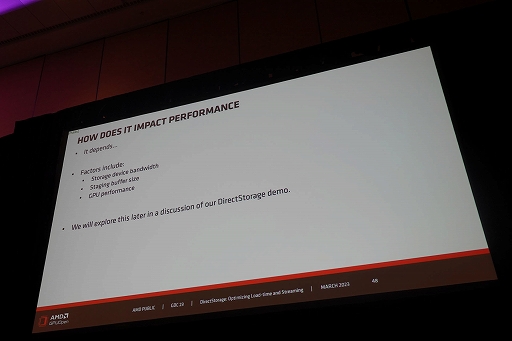 画像ギャラリー No.020のサムネイル画像 / ［GDC 2023］Windowsの新ファイルシステム「DirectStorage」でSSD時代のPCゲームローディングは爆速化する