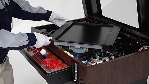 画像ギャラリー No.007のサムネイル画像 / 徳力精工のレトロなテーブル筐体「TAKUYAタクヤ」，BEEP通販サイトで50台限定の受注を4月11日に開始。BEEP秋葉原店で実機展示も