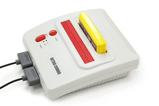 画像ギャラリー No.002のサムネイル画像 / ファミコンとスーファミのゲームを1台でプレイできる互換機「レトロコンボ RED V2」が6月中旬に発売