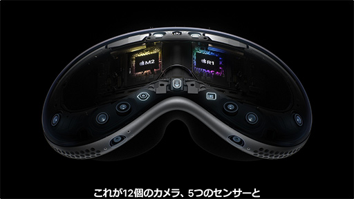 画像ギャラリー No.003のサムネイル画像 / AppleのXR HMD「Vision Pro」発表! 周囲を認識する「空間コンピューティング」を実現しつつ,Apple Arcadeのゲームもプレイできる