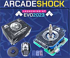 「EVO 2023」開催に合わせたスペシャル仕様のジョイスティックをセイミツ工業が発表に。Arcade Shockで販売を予定