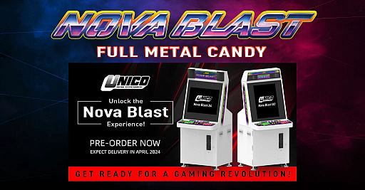 画像ギャラリー No.005のサムネイル画像 / 家庭用AC筐体「Nova Blast Candy Cab」の予約受付をUSA UNICOが開始。JAMMAもHDMIも接続可能