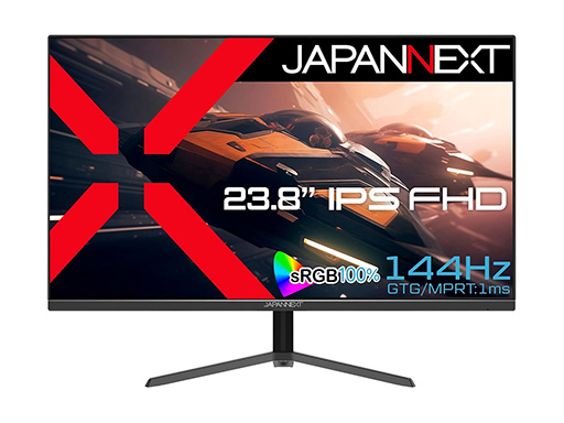 画像ギャラリー No.001のサムネイル画像 / 144Hz表示対応で1万円台後半からの23.8型フルHDディスプレイ計3製品がJAPANNEXTから発売に