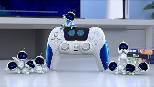 画像ギャラリー No.002のサムネイル画像 / 「アストロボット」コラボデザインのPS5純正ゲームパッド「DualSense」がゲームと同時発売